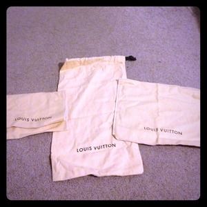 Louis Vuitton small dust bags