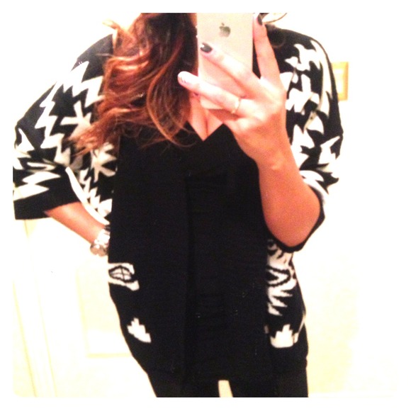 2 Aztec cardigan bundled.