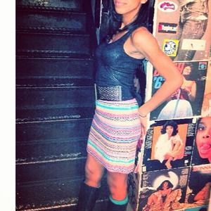 Knitted skirt