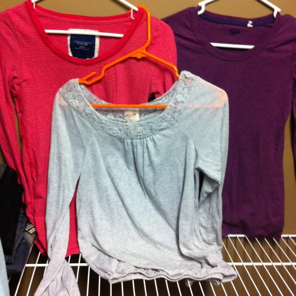 Bundle of 3 long sleeve shirts!