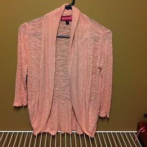 Pink cardigan