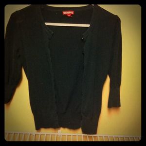 Black cardigan!
