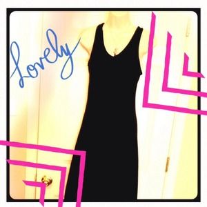😍 Black long maxi dress sz Med😍