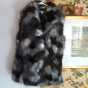 Faux fur vest by Free Generation