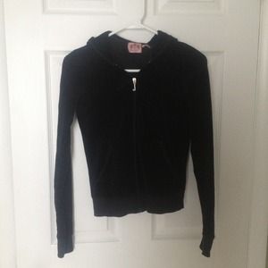 Black Juicy Couture Velour jacket