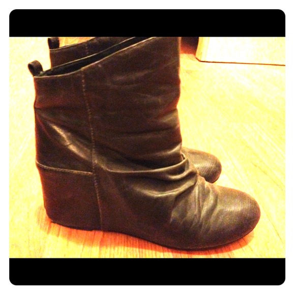 ALDO hidden wedge booties