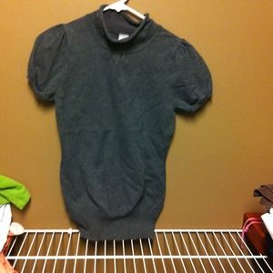 Grey turtle neck