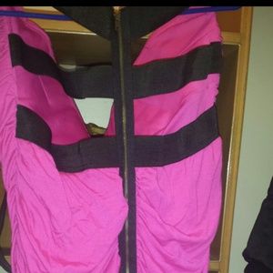 Pink plus size club dress 2x