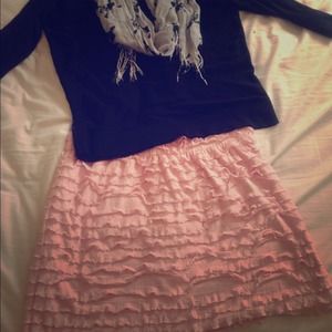 Cute Pink Frilly Skirt!