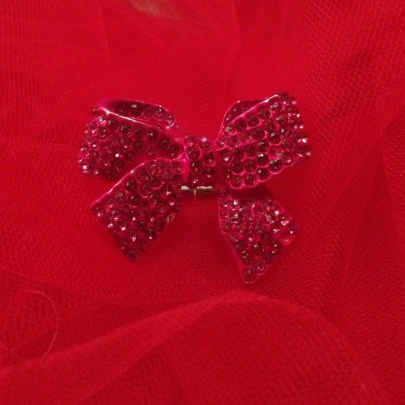 Pink bow ring!
