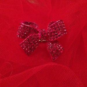 Pink bow ring!