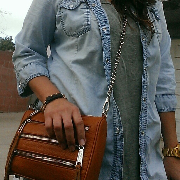 SOLD ON EBAY Rebecca Minkoff 5 zip bag - Picture 2 of 3