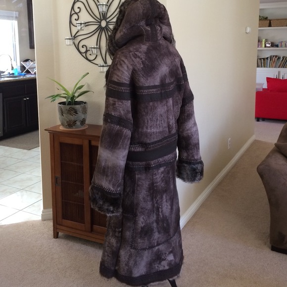 Roberto Cavalli Shearling Leather Coat NWT $5610 - Picture 3 of 4