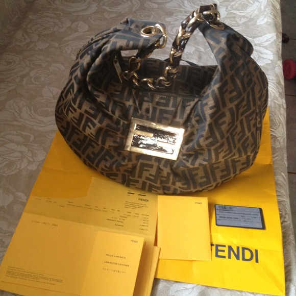 Sold offline----Authentic fendi shoulder bag