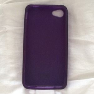 Iphone 4/4S dark purple case