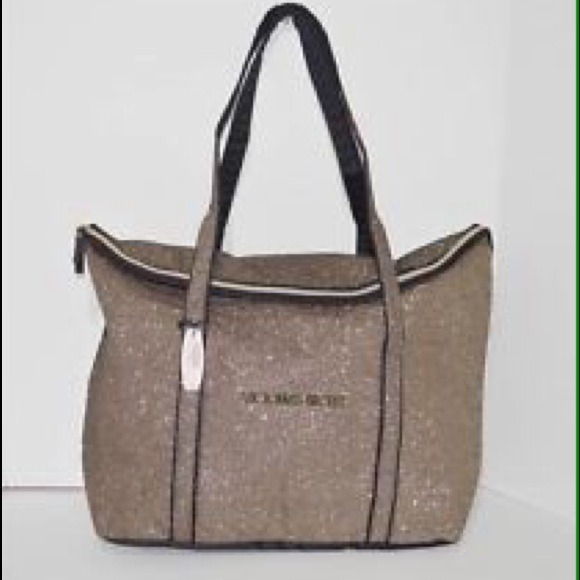 *RESERVED* Victoria's Secret Gold Tote