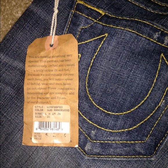True religion size 31 bell bottom jeans - Picture 4 of 4