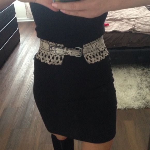 Snake skin looking belt!