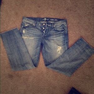 7 for all man kind capris