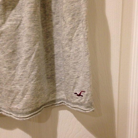 Laced tank with buttoned bib - heather grey - Picture 3 of 3