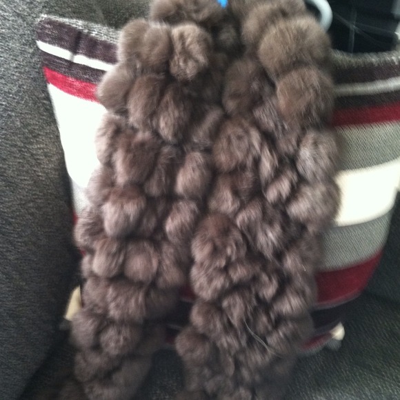 **Reduced!** Genuine rabbit fur scarf
