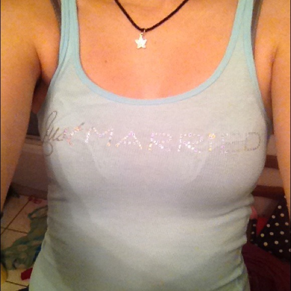 ••SOLD•• Just married tank top