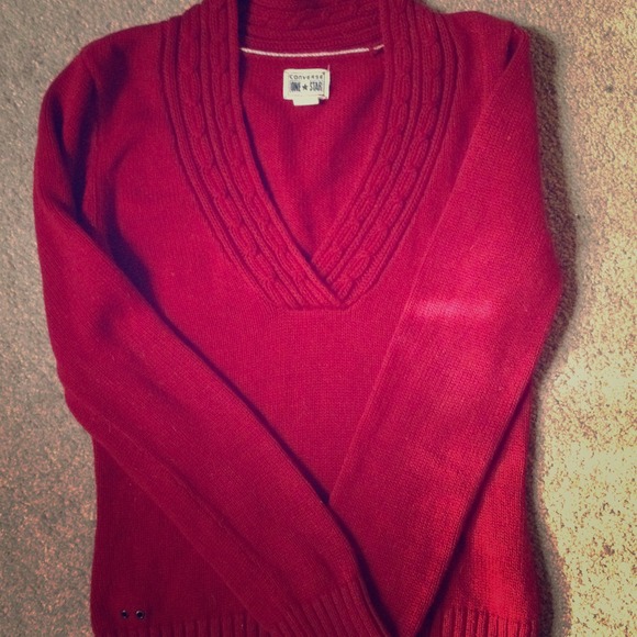 BUNDLE (Converse Sweater & Grey/white sweater