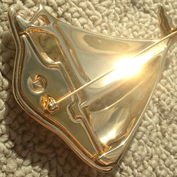 Auth Vintage Swarovski sailboat brooch - Picture 3 of 4
