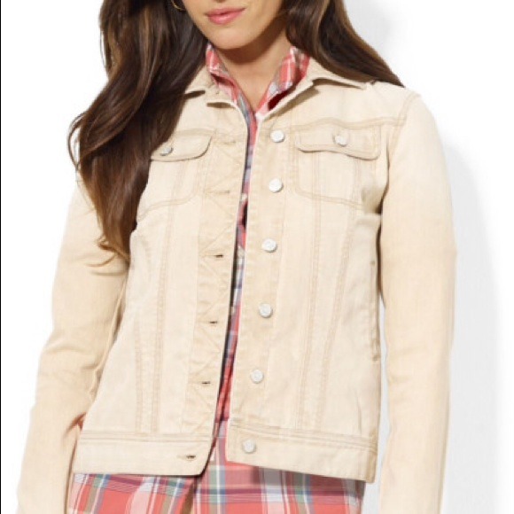 📢Just reduced Calvin Klein denim beige Jacket