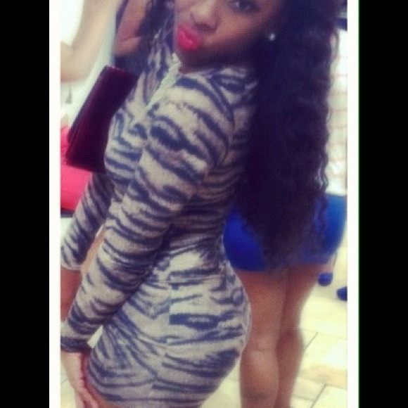 Tiger Print Dress