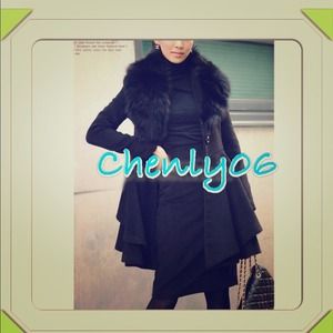 🌺New item🌺Black fur coat