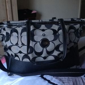 Coach purse/ laptop
