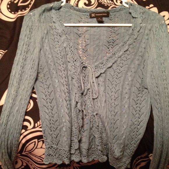 INC medium aqua cardigan. Never used! 💕