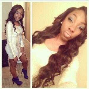 White and Gold Dress