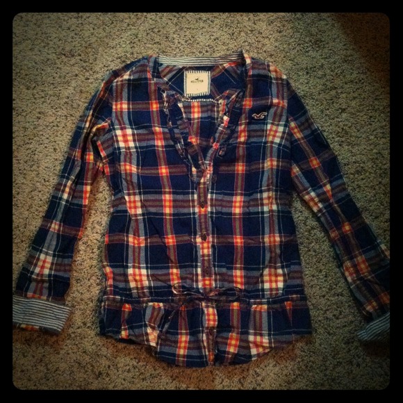 🚫SOLD IN BUNDLE🚫Cute Hollister Flannel💕