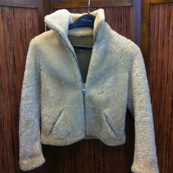 Reversible sheepskin jacket