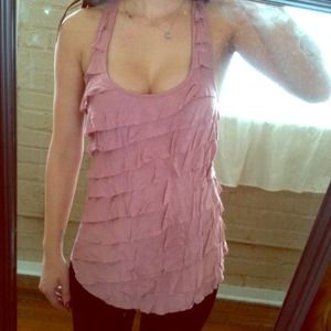 Kimichi Blue ruffled tunic