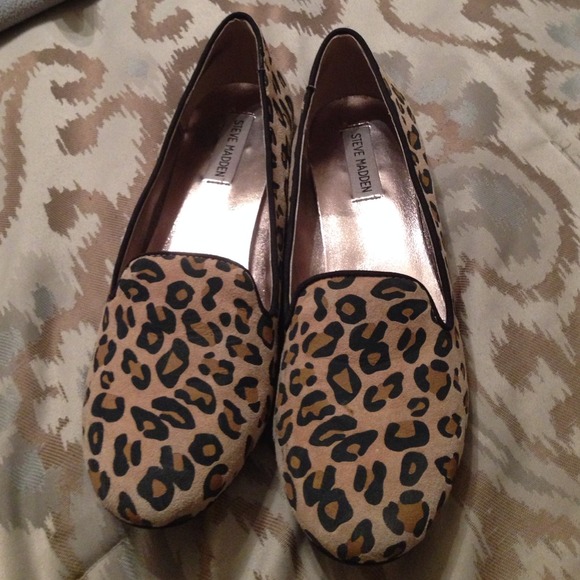 Leopard Steve Madden loafers