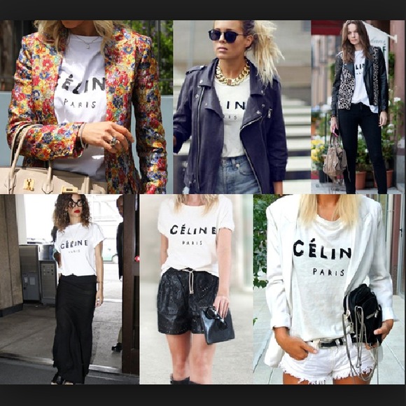 Celine Paris inspired tee