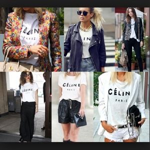 Celine Paris inspired tee