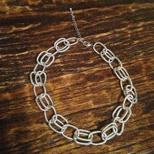 NWT Silver Tone Chain Link Necklace