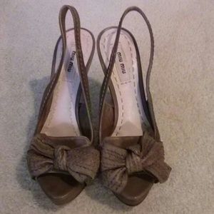 Authentic Miu Miu pumps 36.5