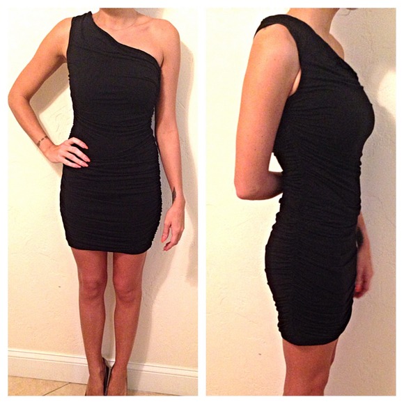 Asos little Black Dress. Asymmetric style