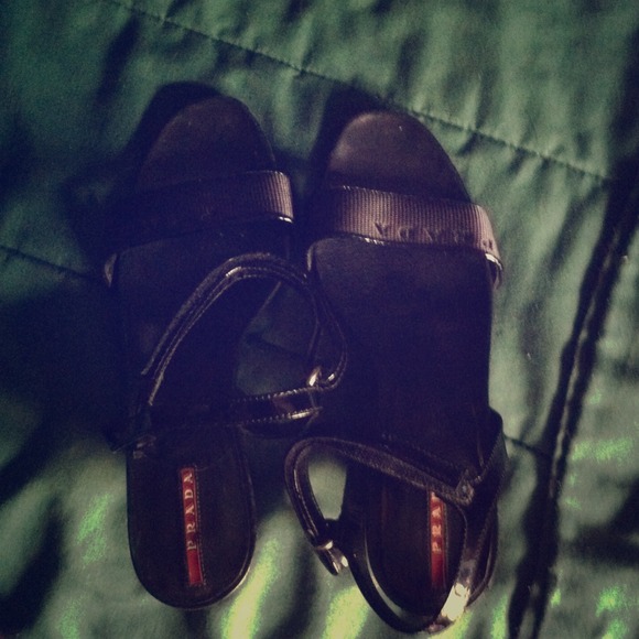 Prada wedge sandals