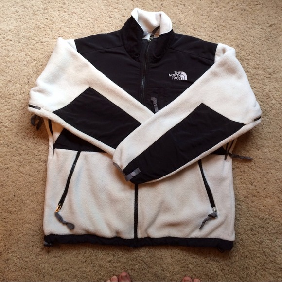Women's white fleece North Face
