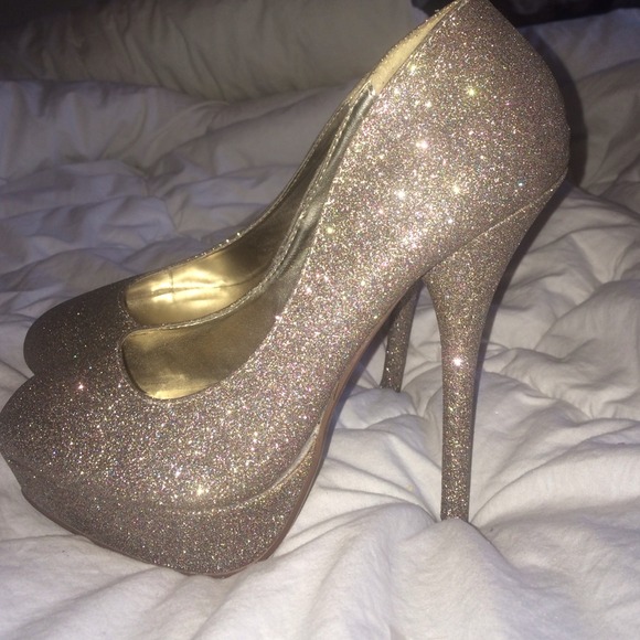 Forever 21 sparkly heels. Size 9