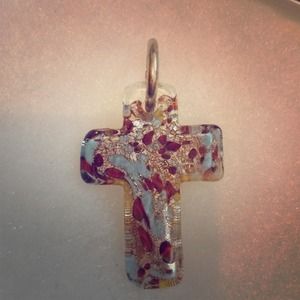 Beautiful cross pendant! Necklace ready!