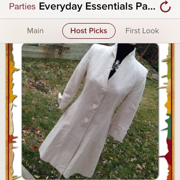 Mango Jackets & Blazers - 🎁💥HP 11/18💥 MNG Ivory Coat