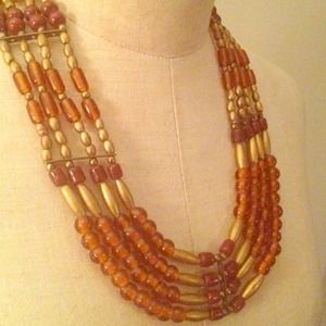 Beautiful glass bead necklace.
