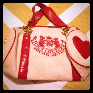 Red and light pink juicy bag